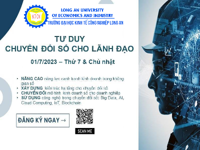 Trường DLA với chương trình “Tư duy chuyển đổi số cho lãnh đạo” năm 2023