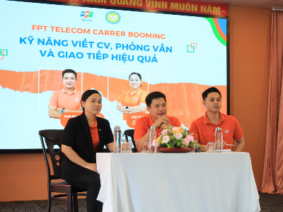 Tập huấn Kỹ năng viết CV, phỏng vấn và giao tiếp hiệu quả cho sinh viên DLA cùng FPT Telecom