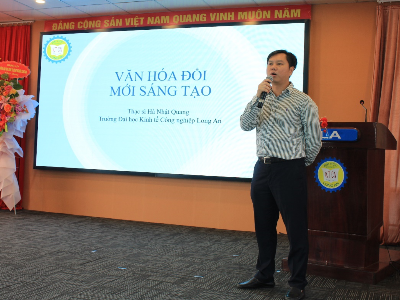 Ths. Hà Nhật Quang với Chuyên đề “Văn hoá đổi mới sáng tạo”