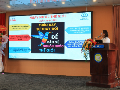 Tuyên truyền bảo vệ môi trường và tiết kiệm nước sạch cùng công ty TNHH LAVIE