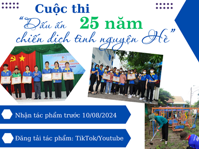 Cuộc thi “Dấu ấn 25 năm Chiến dịch thanh niên tình nguyện Hè”