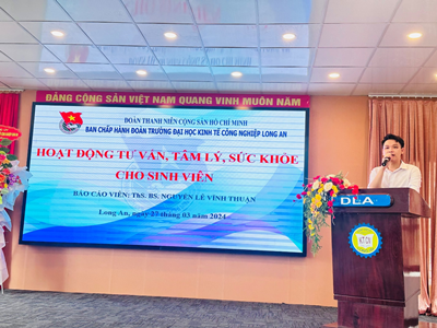 Đoàn Trường DLA: Hoạt động tư vấn, tâm lý, sức khỏe cho sinh viên.