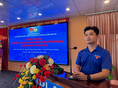 Đoàn Trường DLA: Tuyên truyền kỉ niệm 110 năm ngày sinh Đồng chí Lý Tự Trọng (20-10-1914 – 20-10-2024)