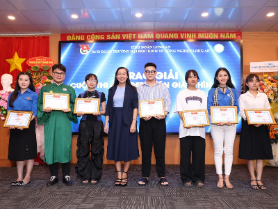 Trao giải Cuộc thi ảnh đẹp Ngày hội sinh viên DLA và Cuộc thi Ảnh đẹp Xuân Giáp Thìn 2024