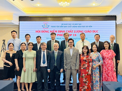 Trường DLA tham dự Phiên họp Hội đồng kiểm định chất lượng giáo dục lần thứ 18 tại Trung tâm kiểm định chất lượng giáo dục Sài Gòn
